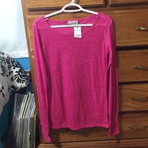 Pink long sleeve shirt